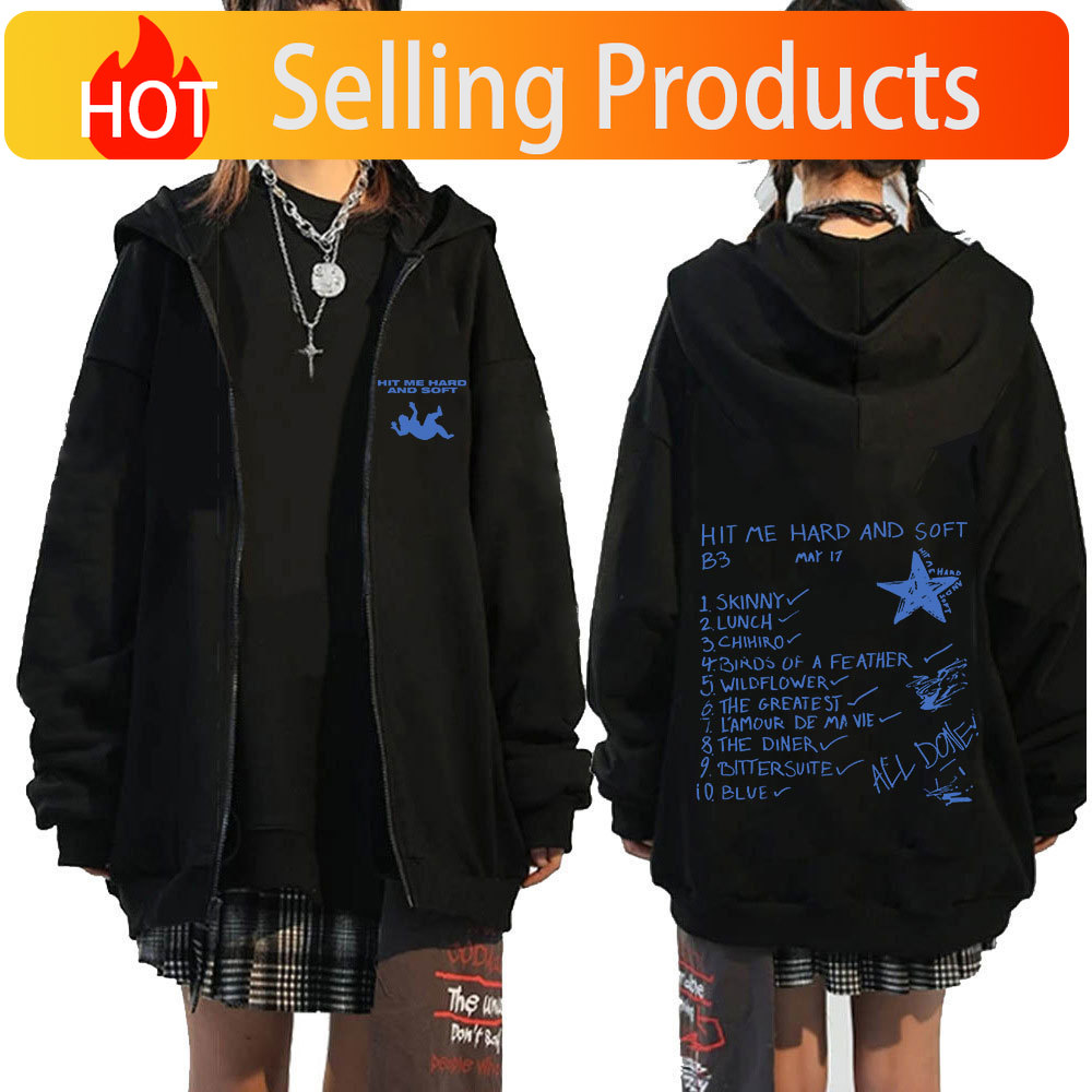 Mens Fashion Zip Up Hoodies - Sudaderas con capucha con cremallera Hit