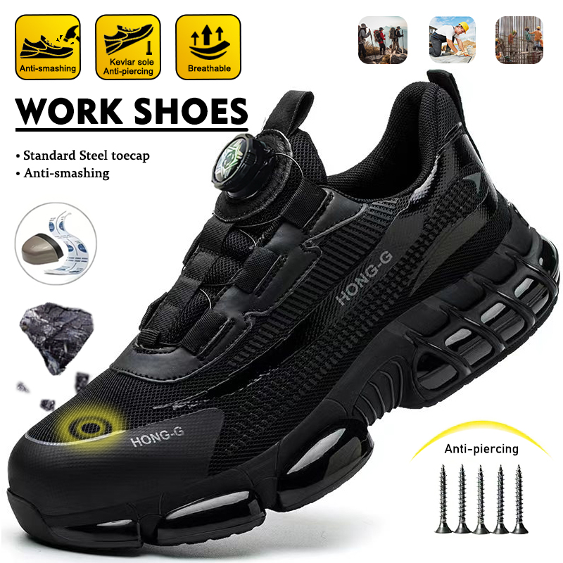 Mens Fashion Trainers - Botas de seguridad para minería con