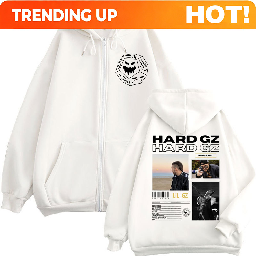 Mens Fashion Zip Up Hoodies - Sudadera con capucha y cremallera HARD