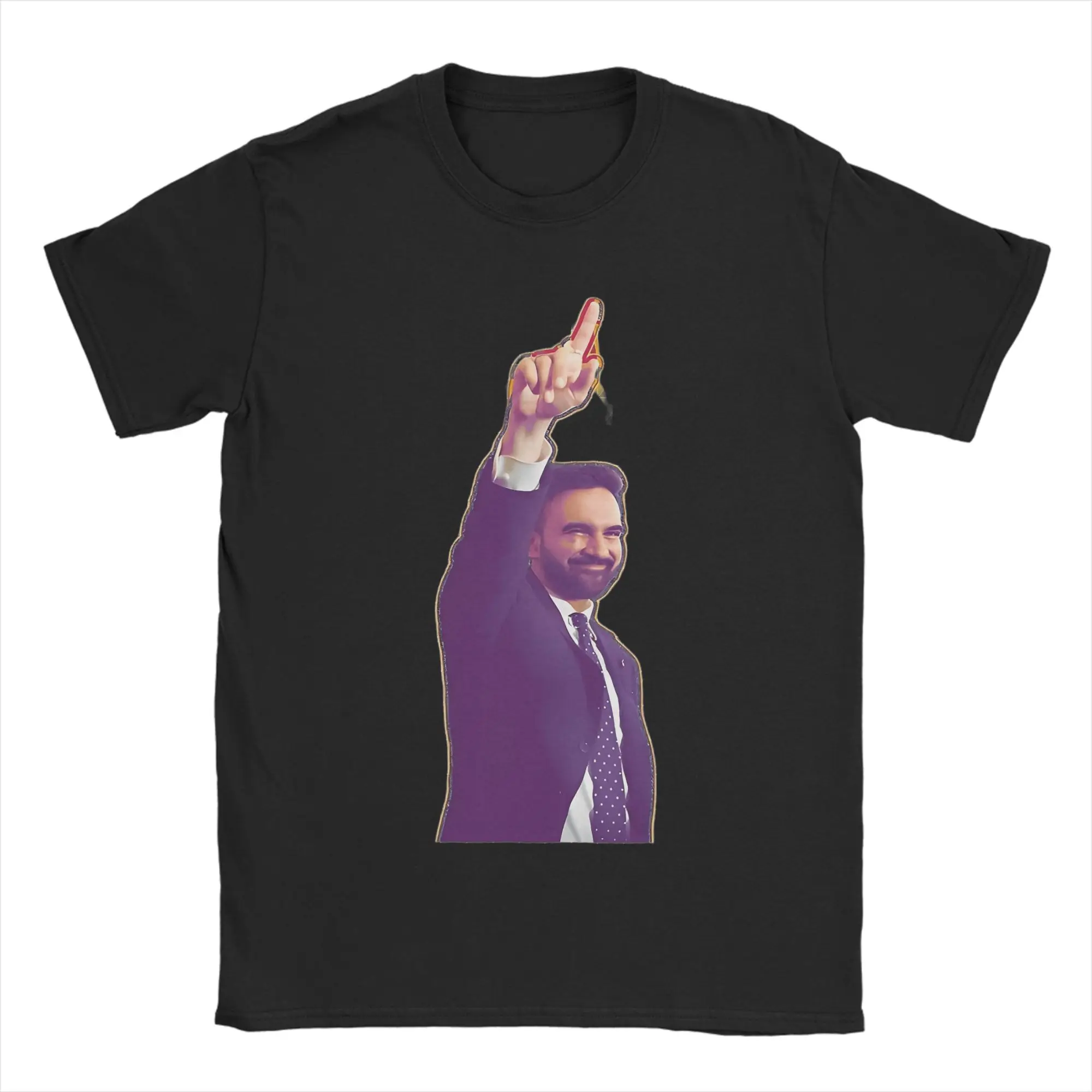 Men'S Fashion New York - Camisetas informales Zohran Mamdani para la
