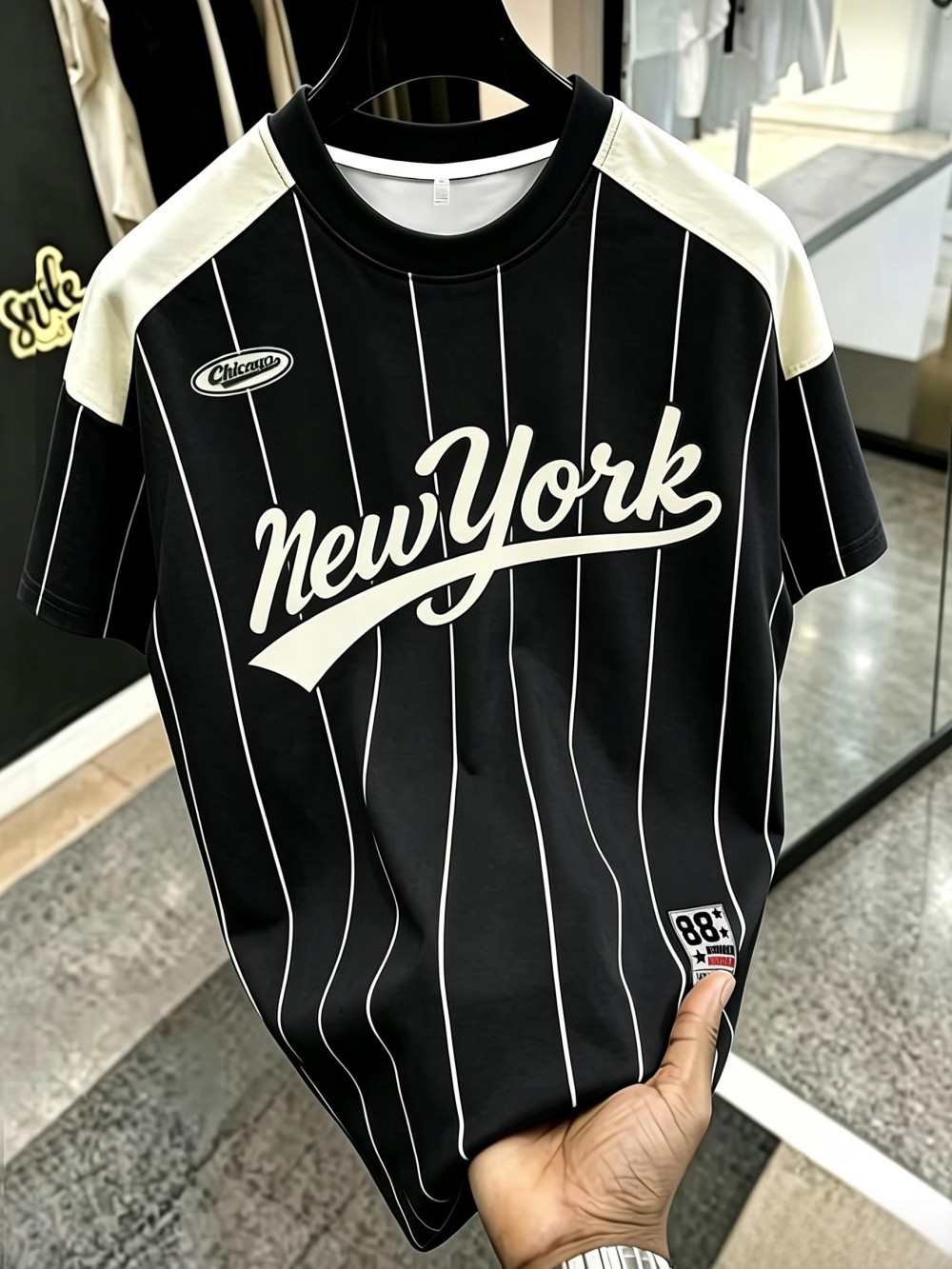 Men'S Fashion New York - Nueva camiseta de manga corta para