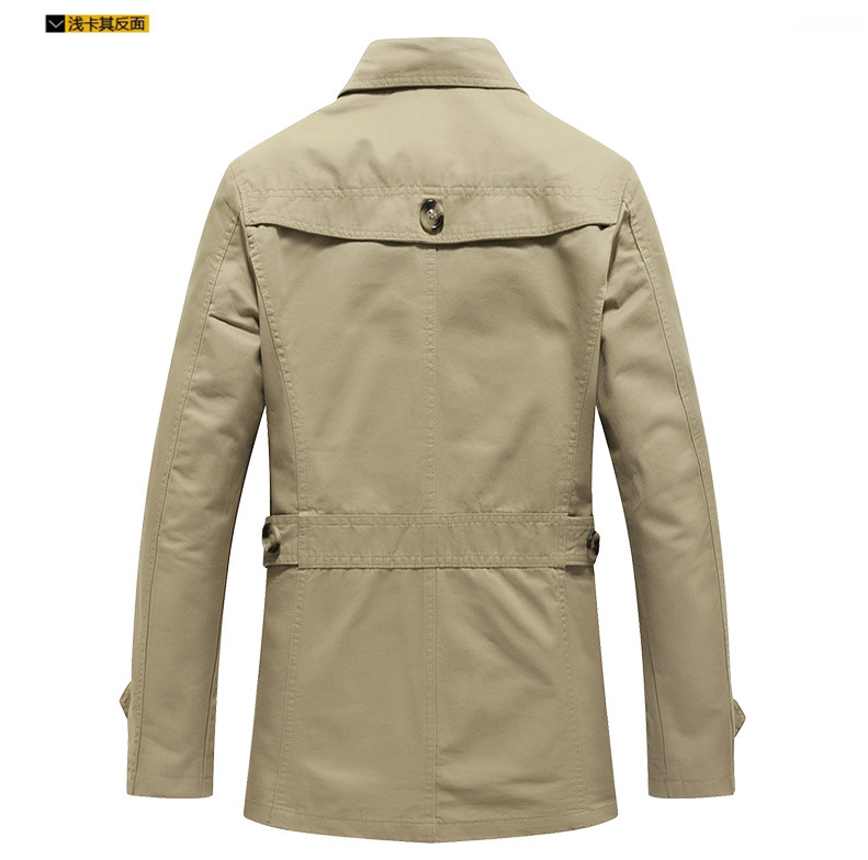 Gabardina Casual de Algodón pa - Men'S Fashion X reseña y precio