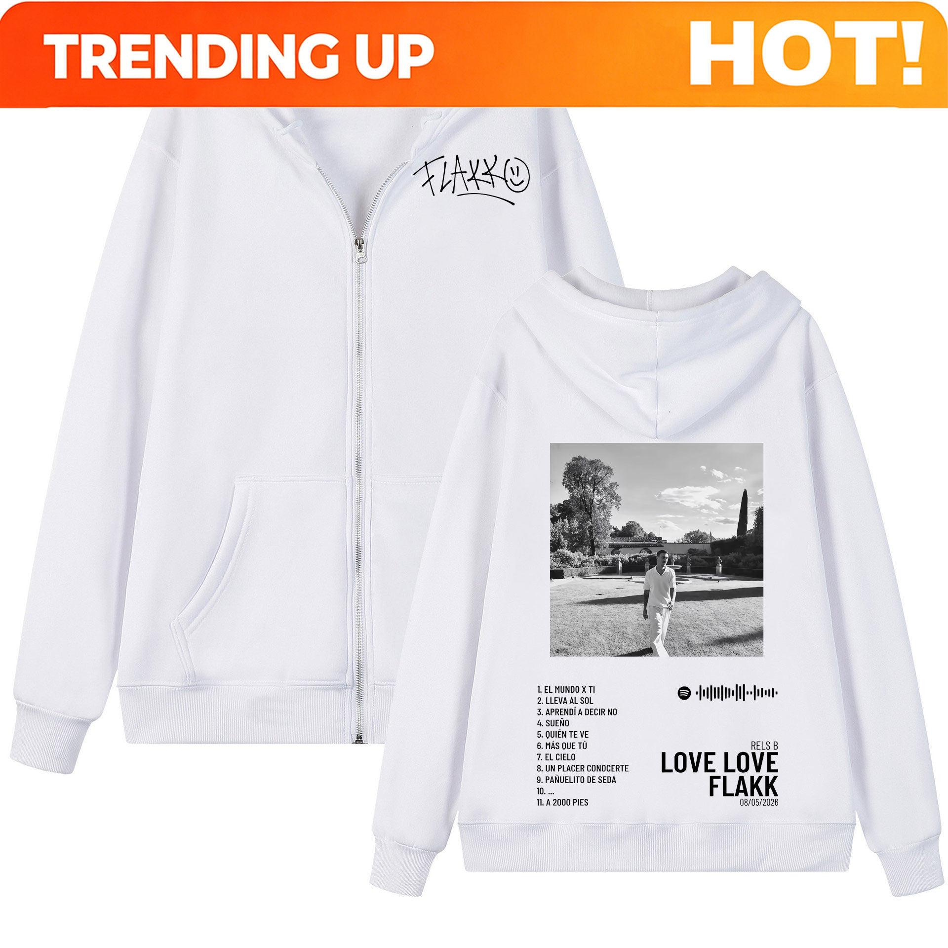 Sudadera con capucha y cremall - Mens Fashion Zip Up Hoodies reseña y precio