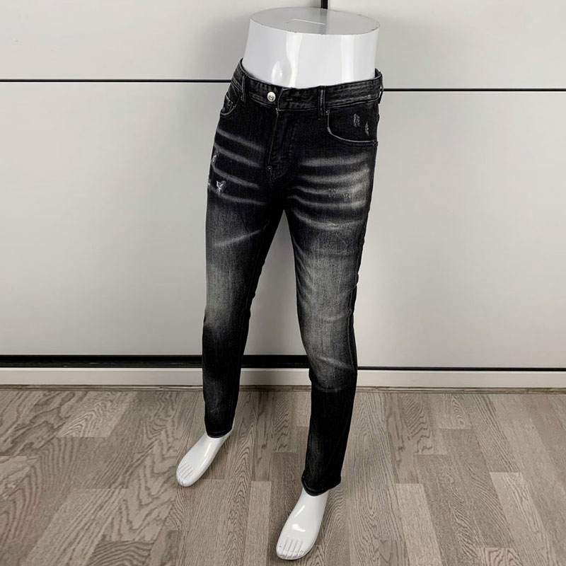 Moda urbana, pantalones vaquer - Men'S Fashion Grey Jeans reseña y precio