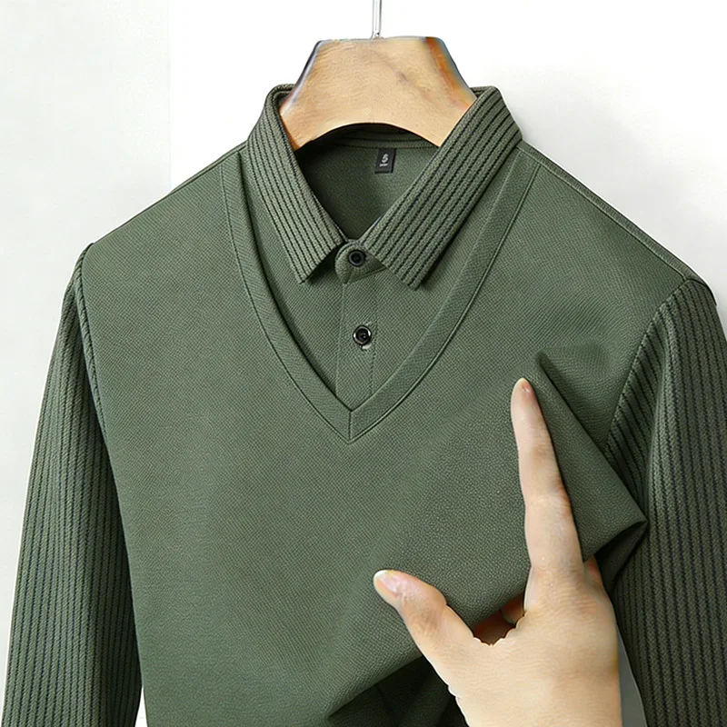 Camisa de Hombre con Cuello en - Mens Fashion Clothes reseña y precio
