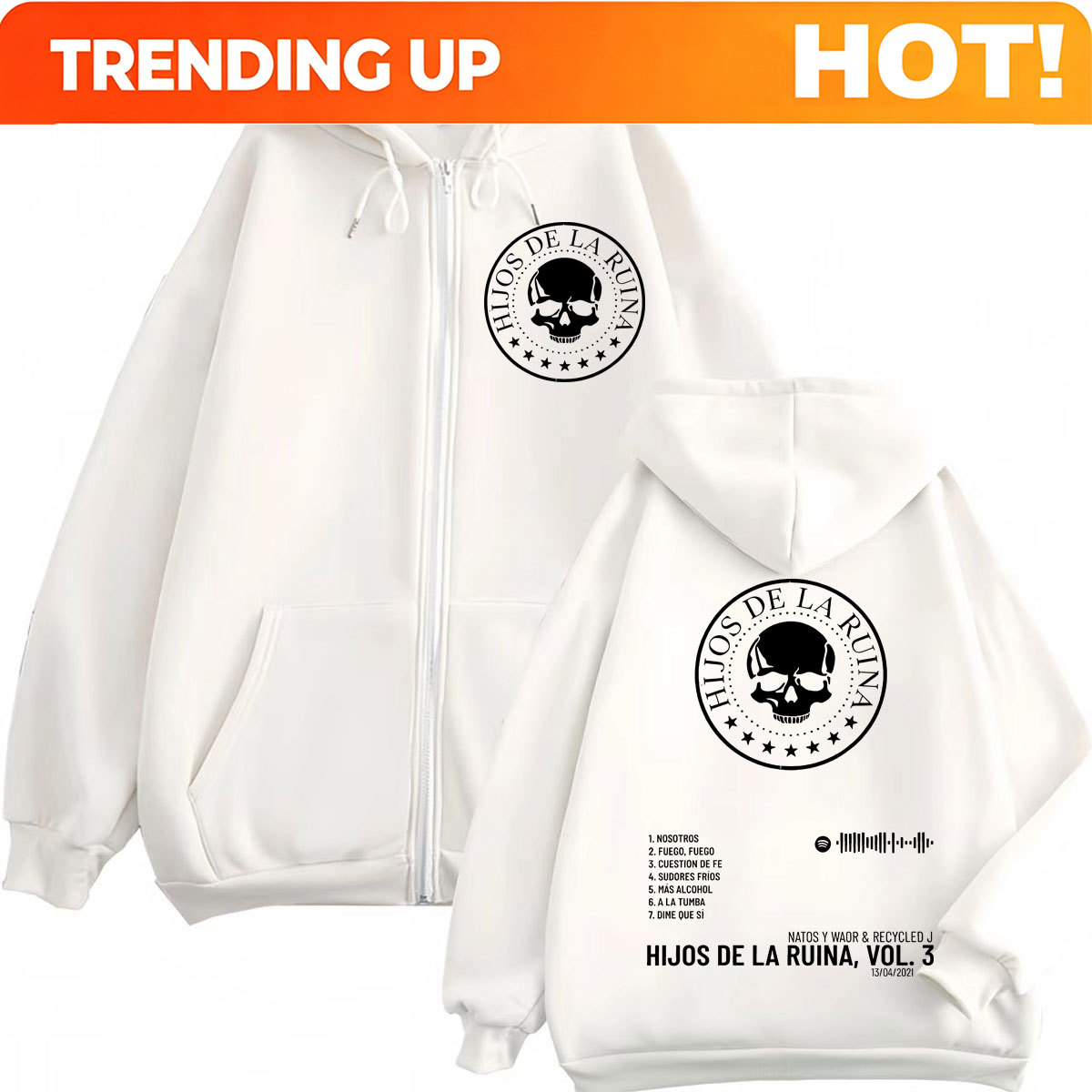 Sudadera con capucha y cremall - Mens Fashion Zip Up Hoodies reseña y precio