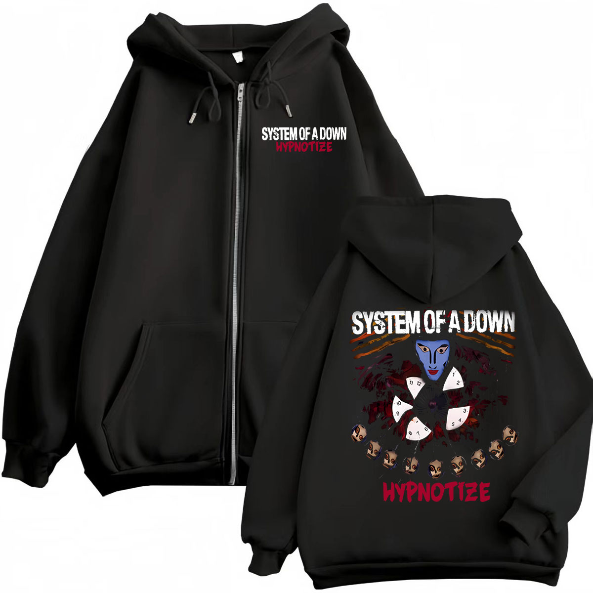 Sudadera con capucha con crema - Mens Fashion Zip Up Hoodies reseña y precio