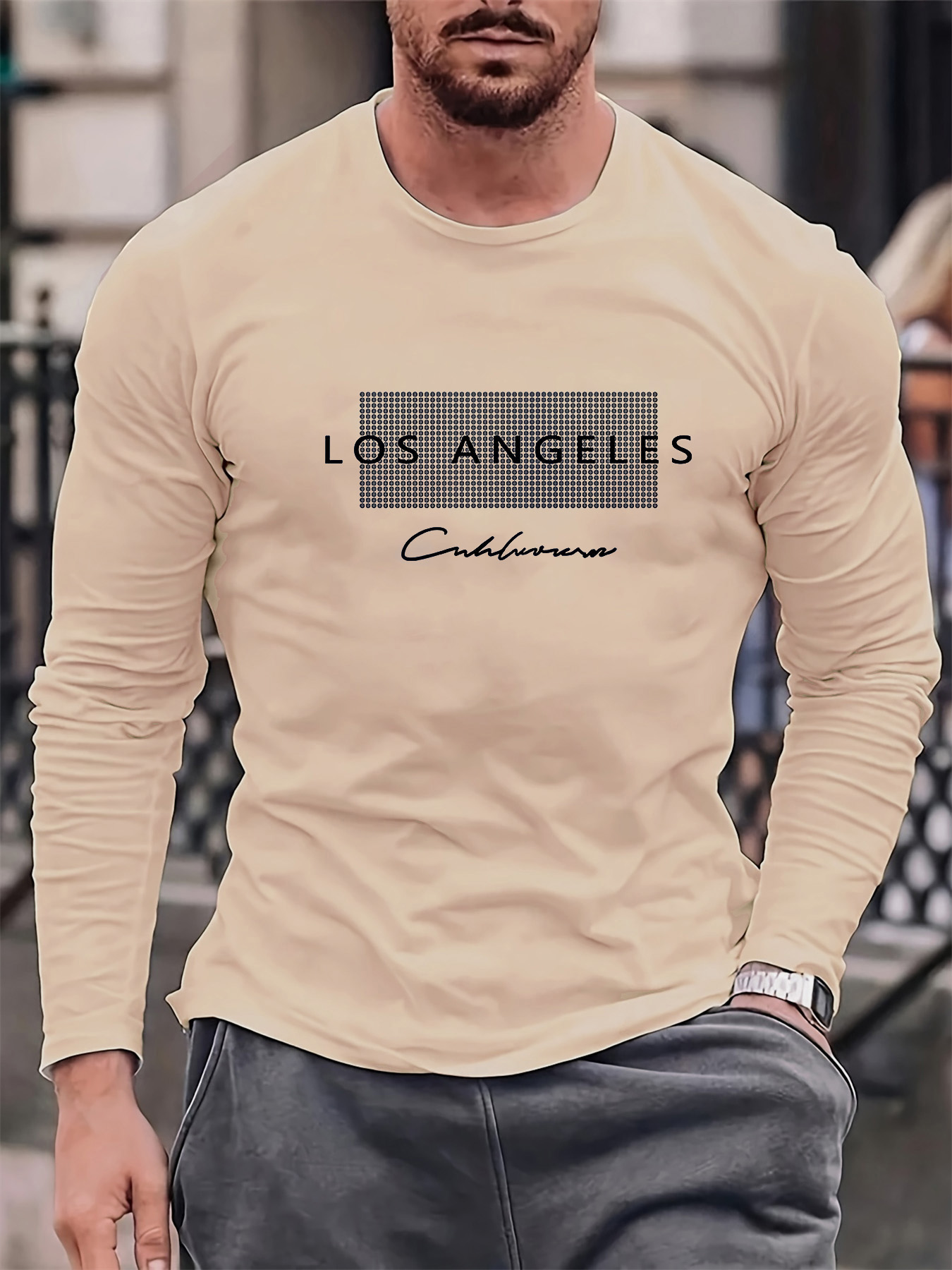 Camiseta de manga larga para h - Men'S Fashion T Shirts reseña y precio
