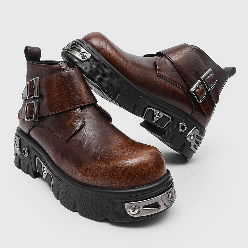 Botas de plataforma punk gótic - Men'S Fashion News reseña y precio