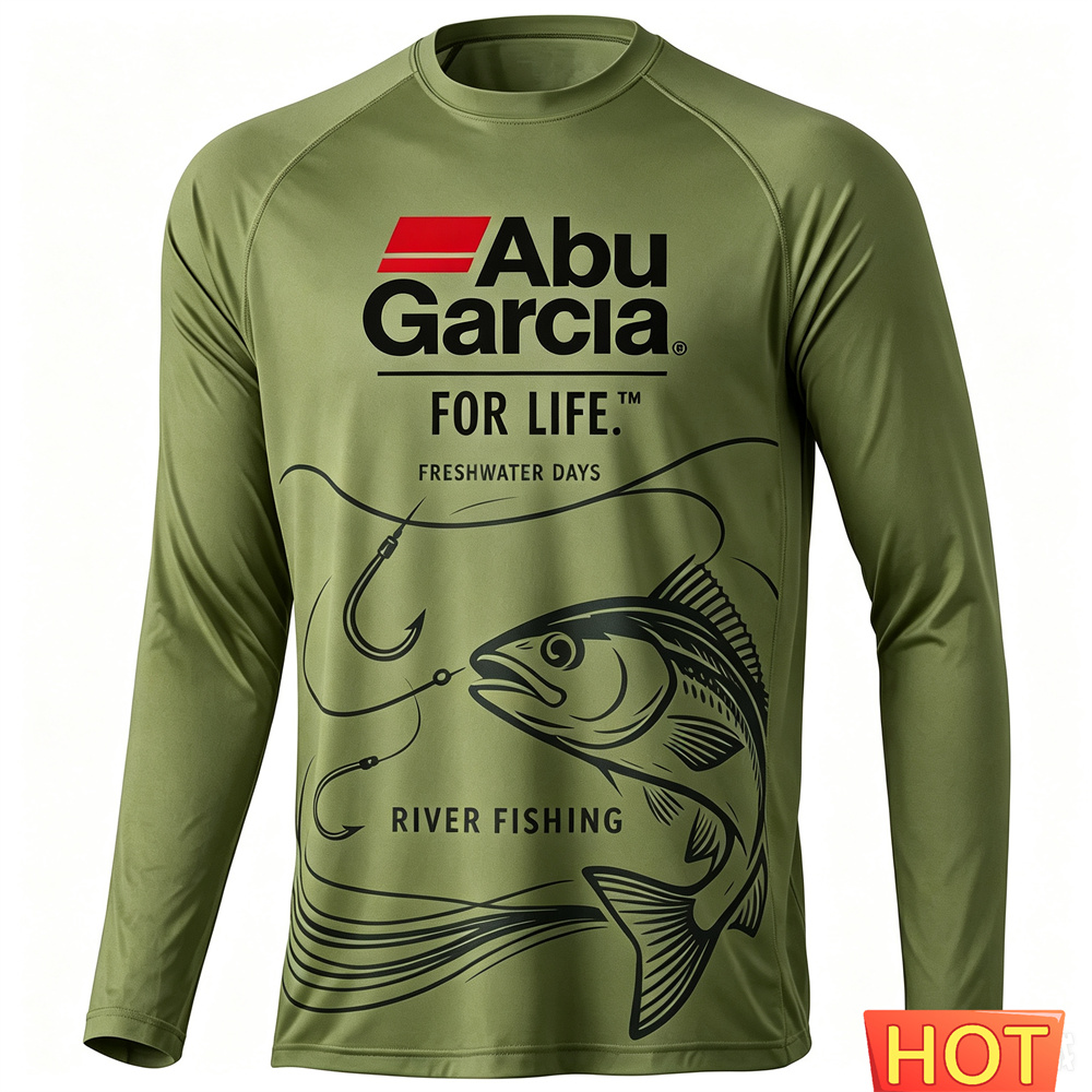 Camiseta de Pesca de Manga Lar - Men'S Fashion T Shirts reseña y precio
